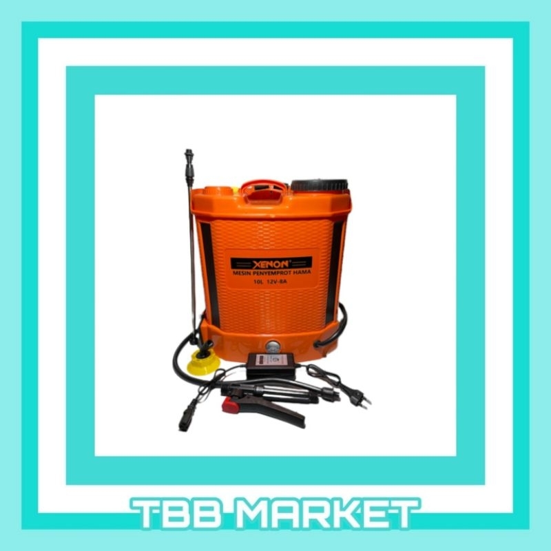 Sprayer Knapsack Elektrik 10 Liter Charge Aki Alat Semprotan Hama 10L