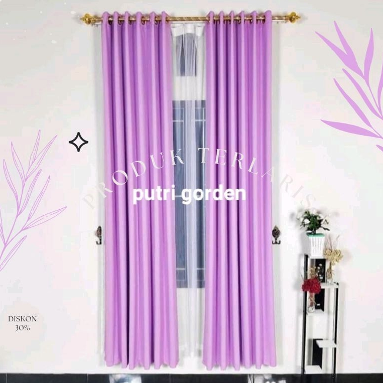 GORDEN BLACKOUT GORDEN PINTU DAN JENDELA MINIMALIS MODERN TERSEDIA VARIAN WARNA