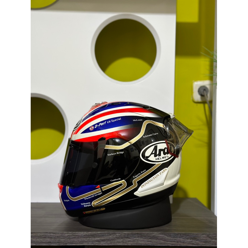 HELM ARAI RX7 RR5 HASLAM TRACK