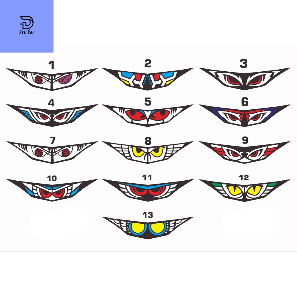 Stiker Lampu Depan dan Sein Beat Terbaru / Beat Street 2020