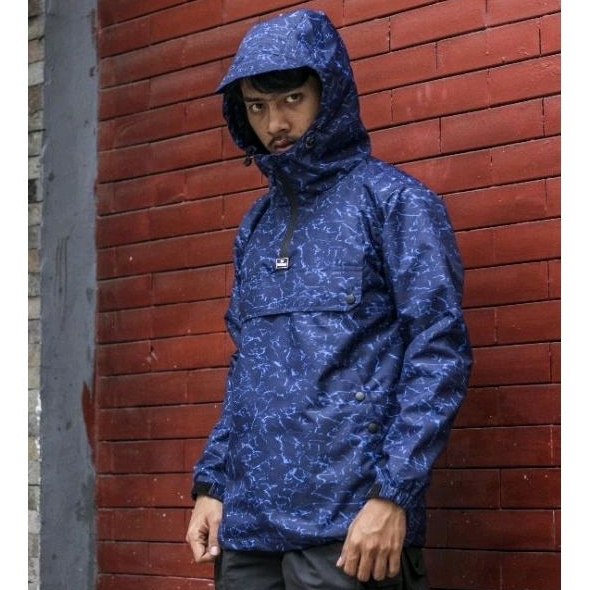 TROUBLEMAKER CAGOULE STORM BLUES - ANORAK JACKET - OUTDOOR JACKET - CASUAL JACKET