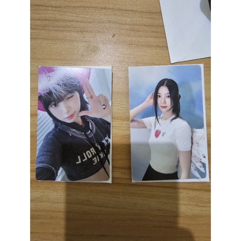 PC Photocard LE SSERAFIM KAZUHA CHAEWON UNFORGIVEN