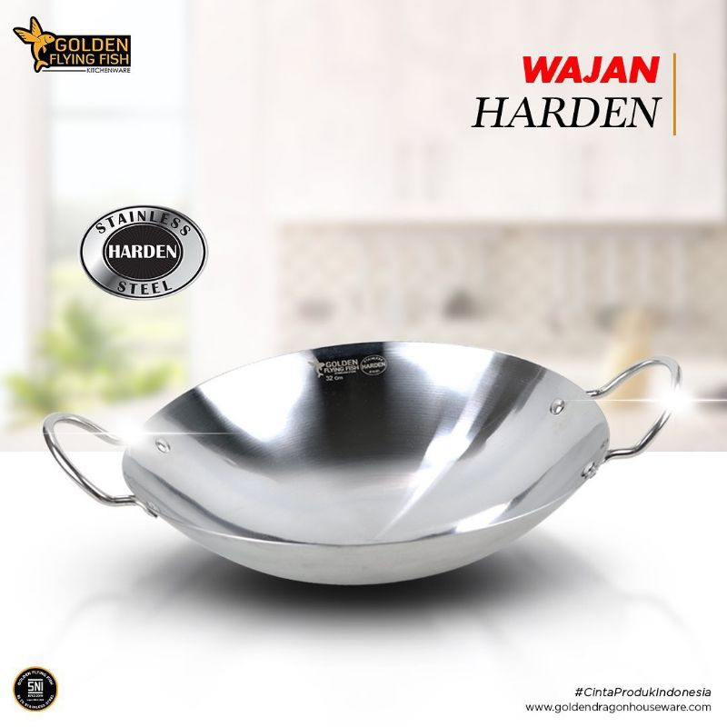 Wajan Harden 40cm Golden Flying Fish