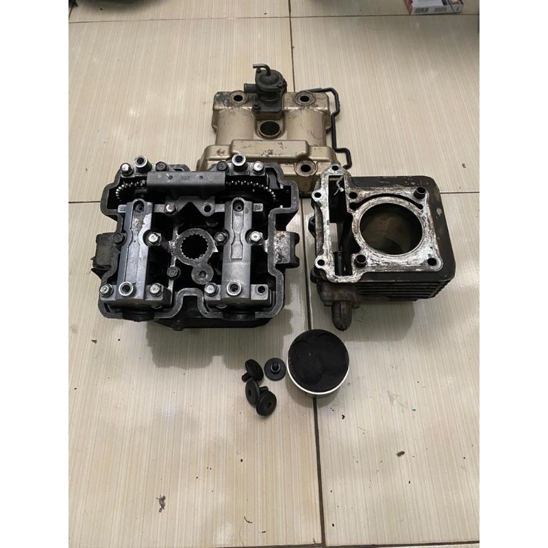 Boring head blok seher piston Suzuki Satria Fu original