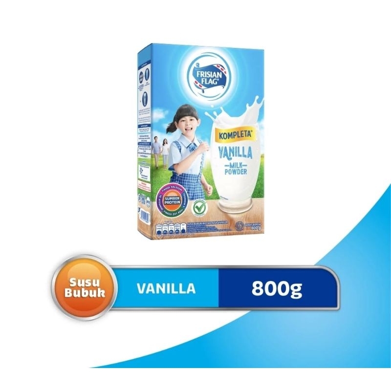 

Frisian Flag Kompleta Vanilla 800gr Susu Bubuk - Milk Powder