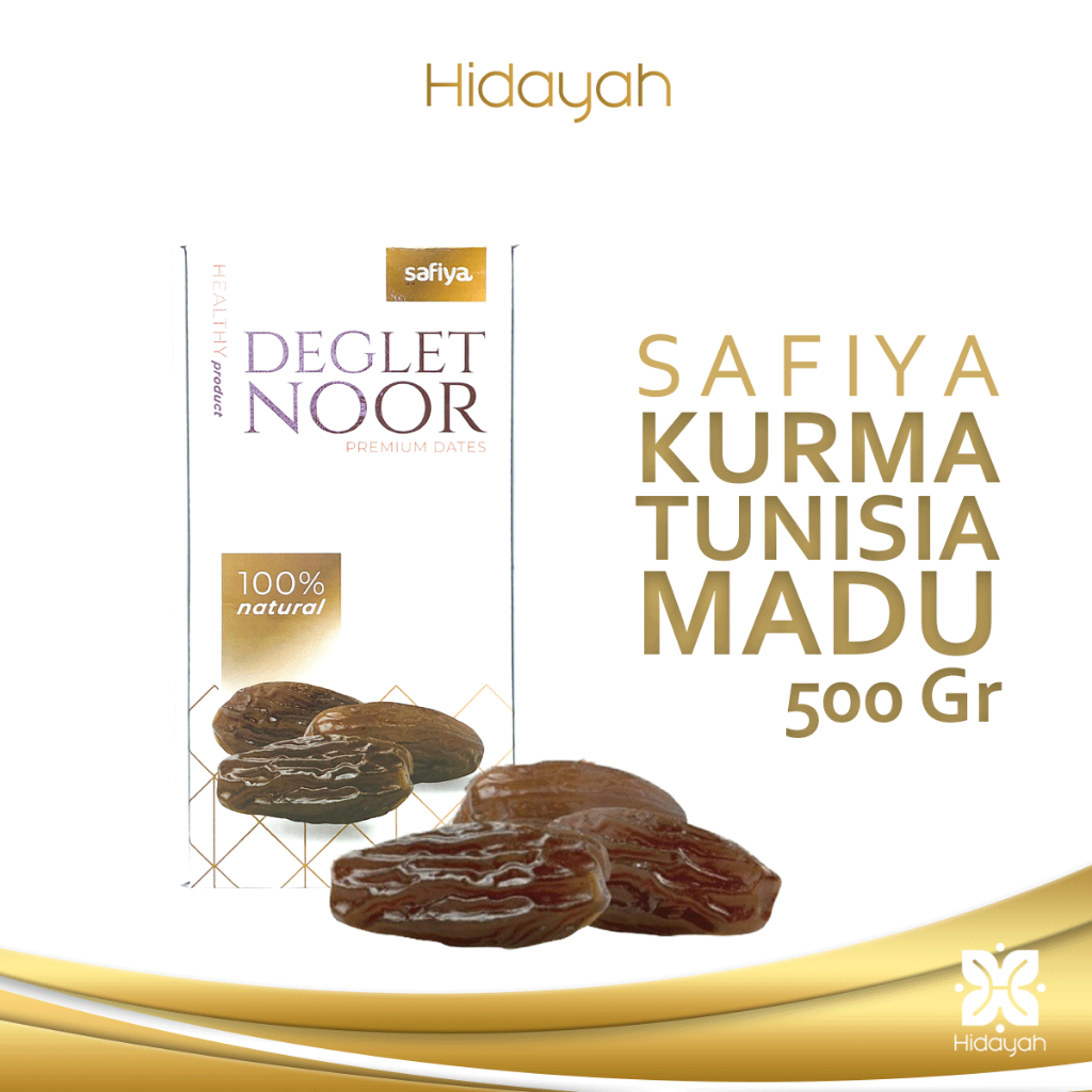 

Kurma Tunisia Madu 500 Gr Safiya Deglet Tunisia Premium Tanpa Tangkai