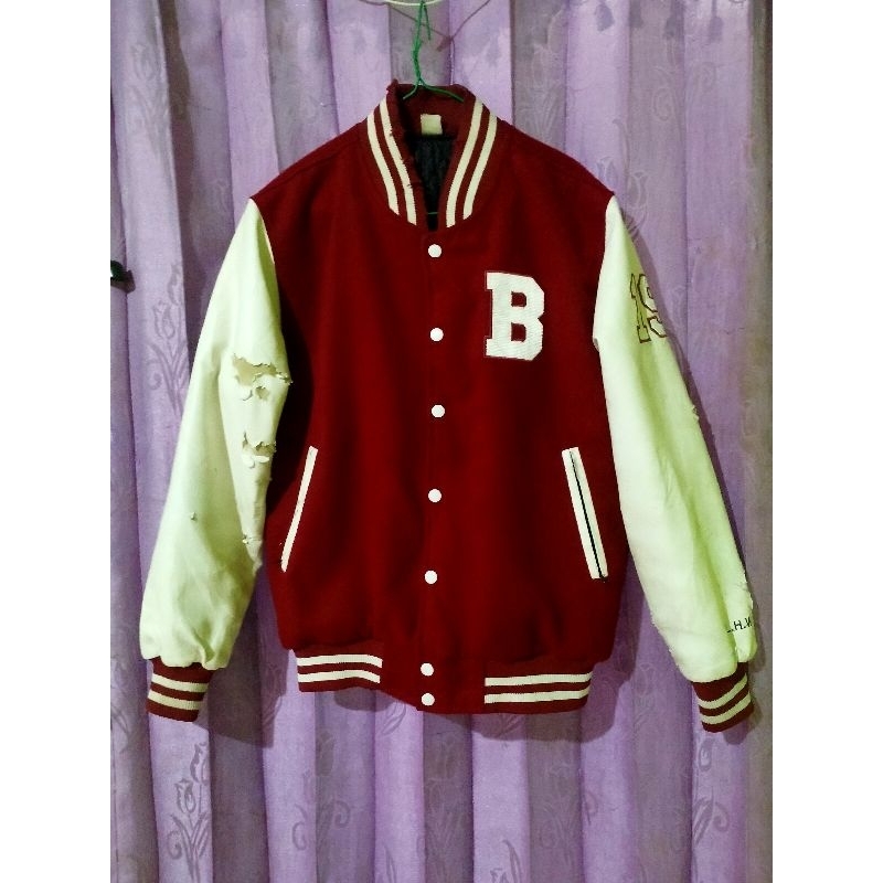 Varsity univ leather second