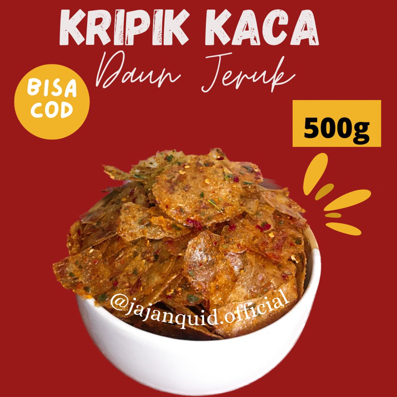 

500 gr KRIPIK KACA PEDAS PREMIUM