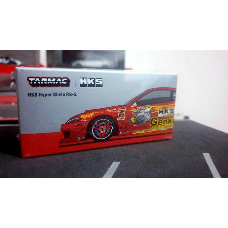 Diecast Tarmac Nissan Silvia S15 HKS Hypet Silvia RS 2 Segel