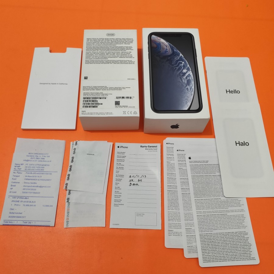 Dus Box Tebal iPhone XR 64GB Black iBox Original Copotan