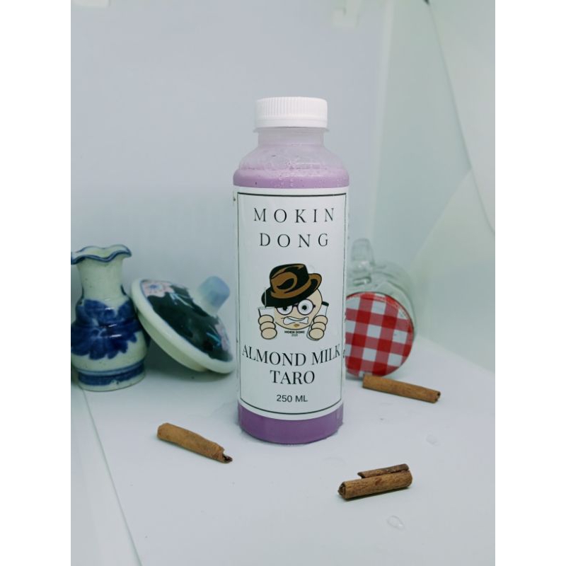 

almond milk rasa taro 250ml - asi booster - susu almond home made