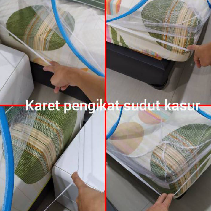 XLQR2156 TEBUS MURAH  KELAMBU BUTTERFLY 100% ORI / Kelambu Tempat Tidur Dewasa Portable 2 Pintu Resl