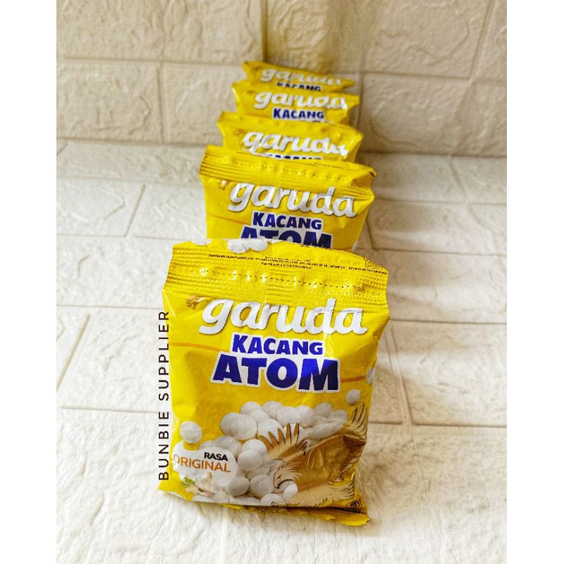 

Garuda Kacang Atom Original Isi 10 x 17gr ( RENCENG) / Sukro Kacang Atom / Cemilan Snack Ultah