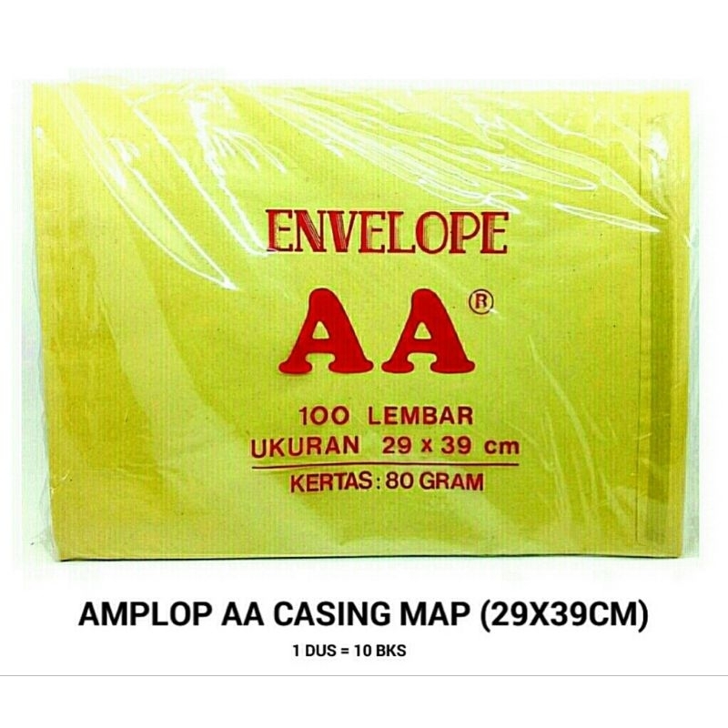 

Amplop AA Coklat 29 x 39 ( Map )