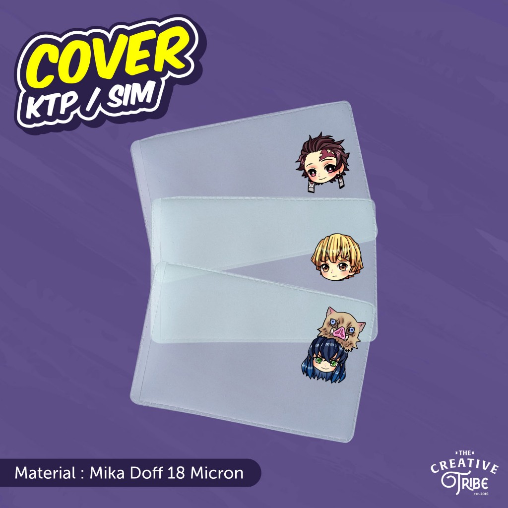 

Demon Slayer - Cover KTP / SIM Karakter Unik - Sarung Plastik Mika Pelindung Kartu Anime