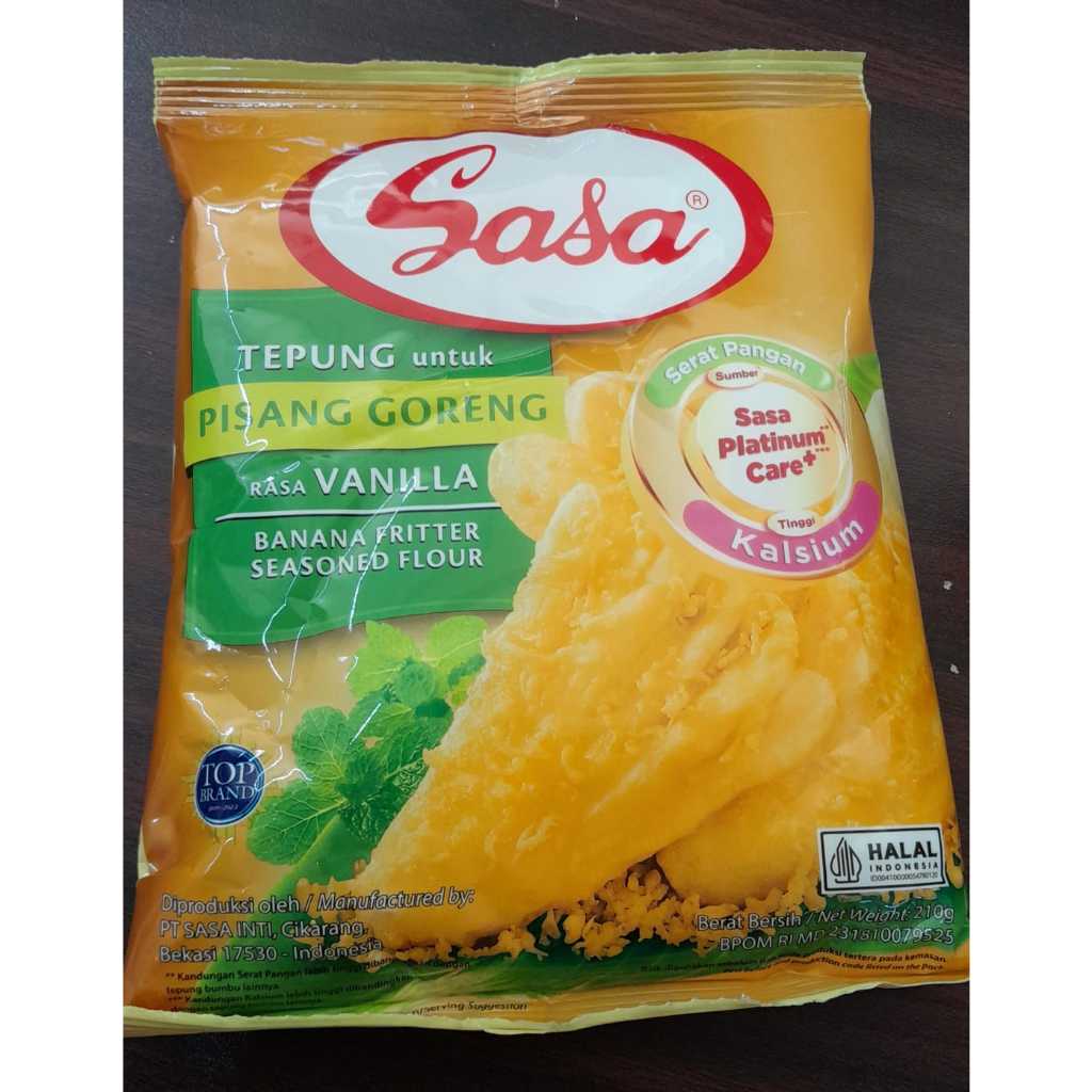 

SASA TEPUNG PISANG GORENG VANILA 210 GR / ERAMART