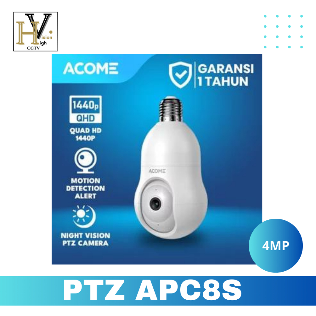 CAMERA CCTV PTZ ACOME APC8S 4MP