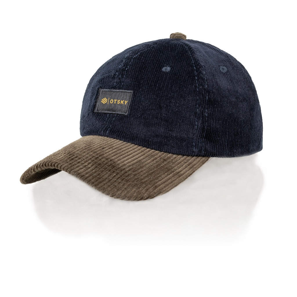 Otsky Topi Pria Polo Corduroy Narmy Logo Gold