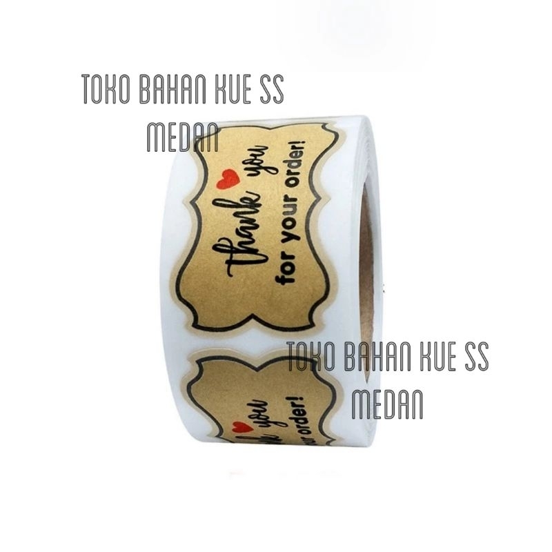 

Sticker Thank You (Petak) isi 250pcs