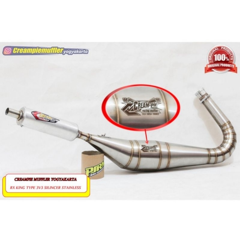 Knalpot Rx king Creampie muffler jogja type silincer Stainless