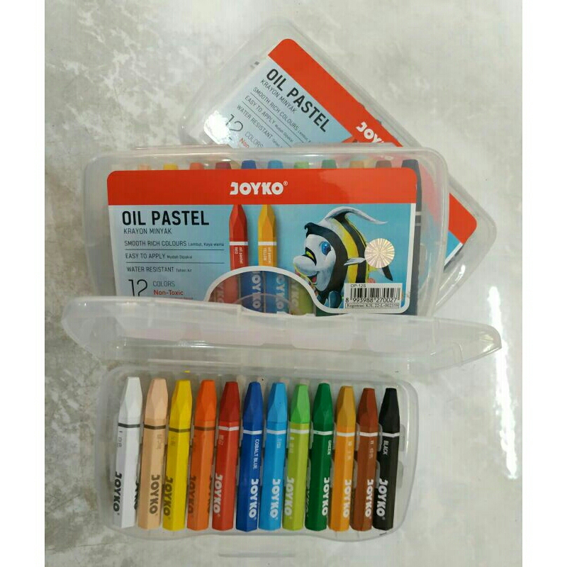 

Krayon Joyko Oil Pastel 12 warna Joyko