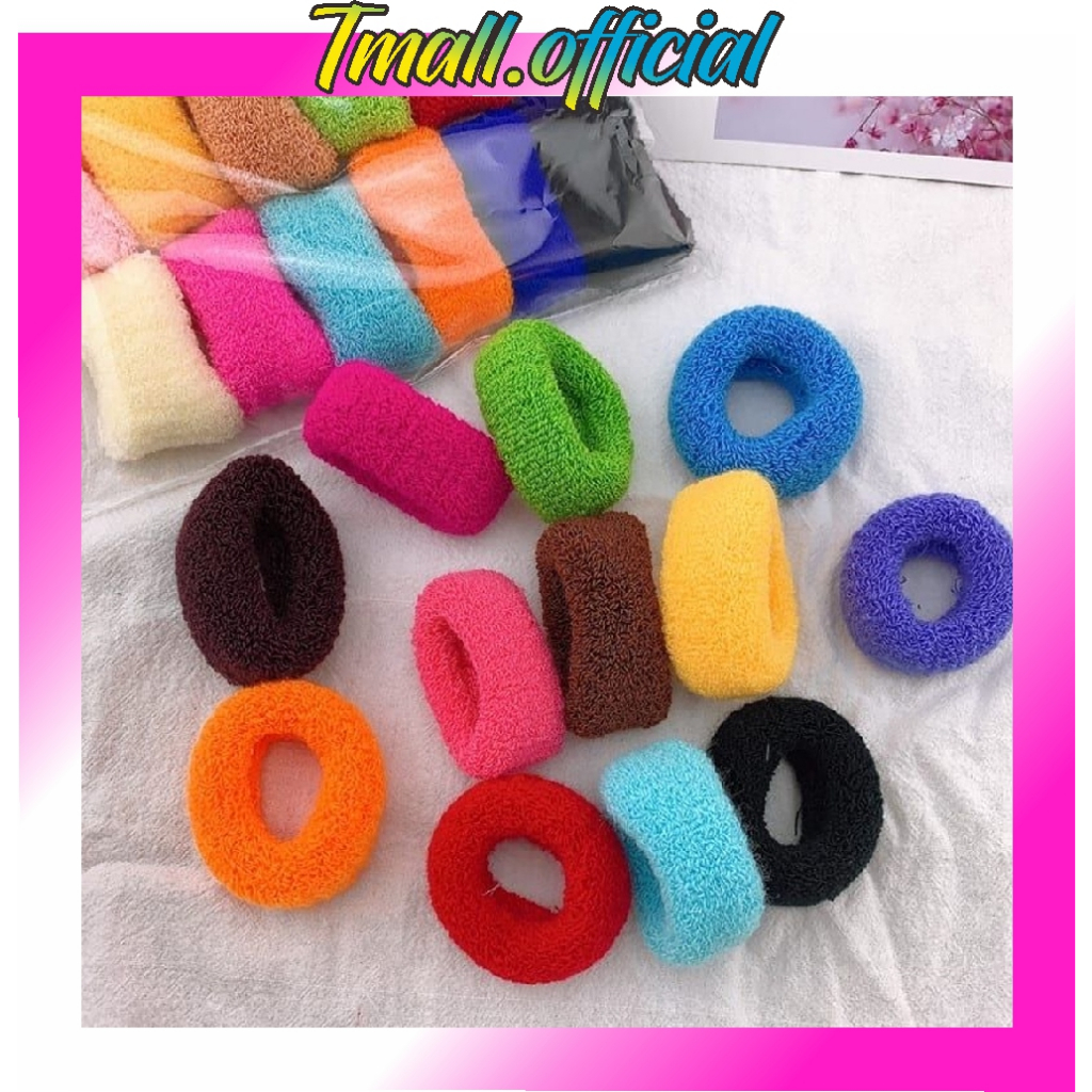 TMALL IKAT RAMBUT DONAT BESAR ALAT CEPOL / KUNCIRAN KUNCIR RAMBUT KARET JUMBO WANITA ANAK / STIPPPA 