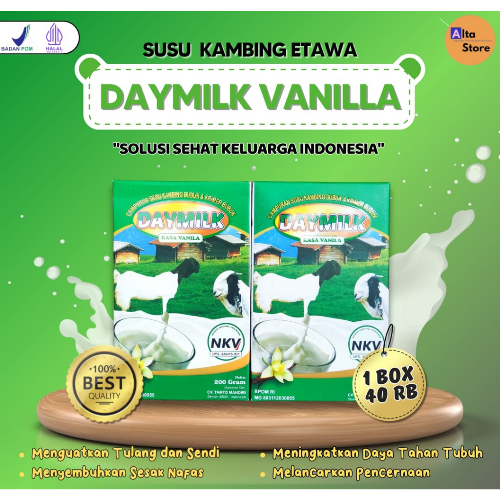 

Susu Kambing Daymilk - Coklat - Vanila - Jahe - Original || Kupang