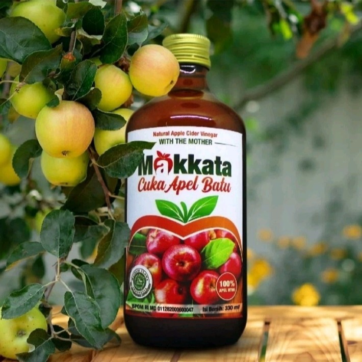 

Organic Apple Cider Vinegar Original MAKKATA 330 ml - Cuka Apel