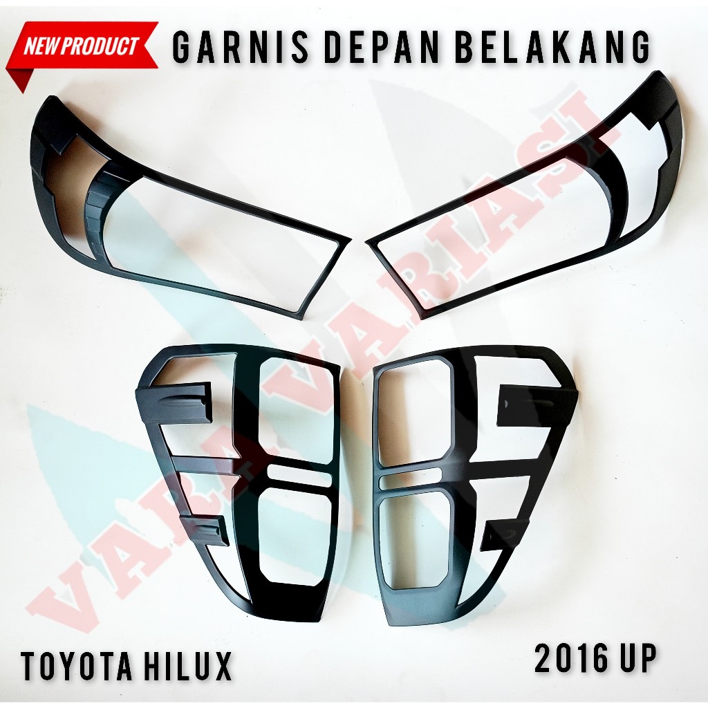 Set Garnish Grand Hilux 2016 - 2020 Hitam