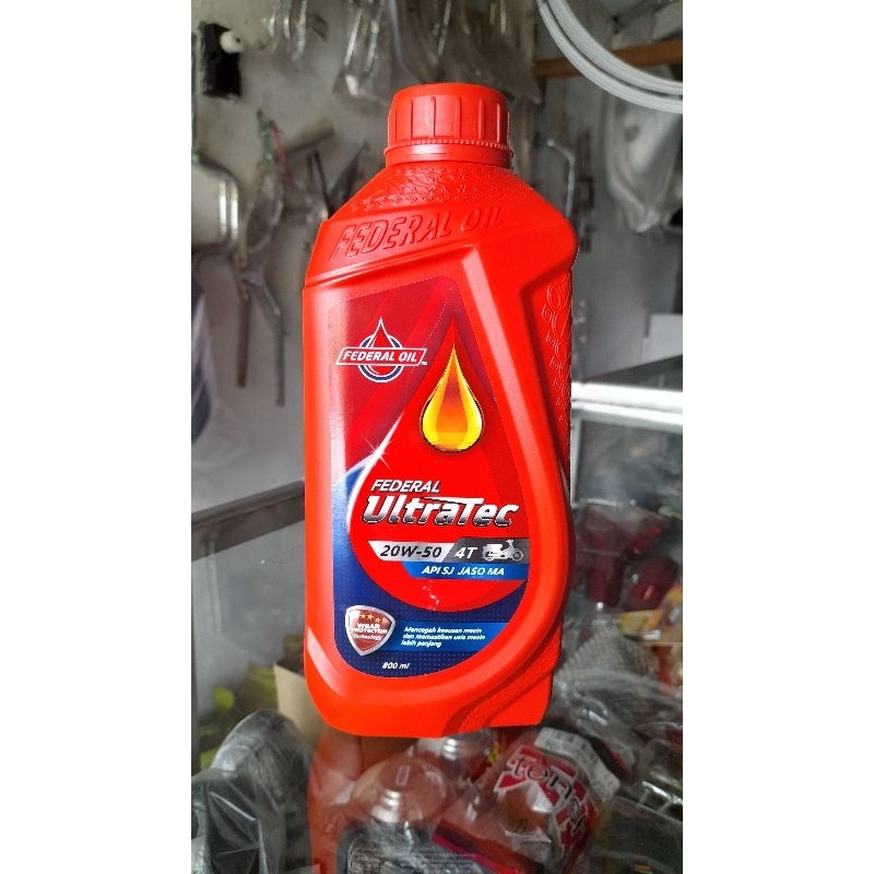 FEDERAL Oil Ultratec 20W-50 4T 0.8L (100% Ori)
