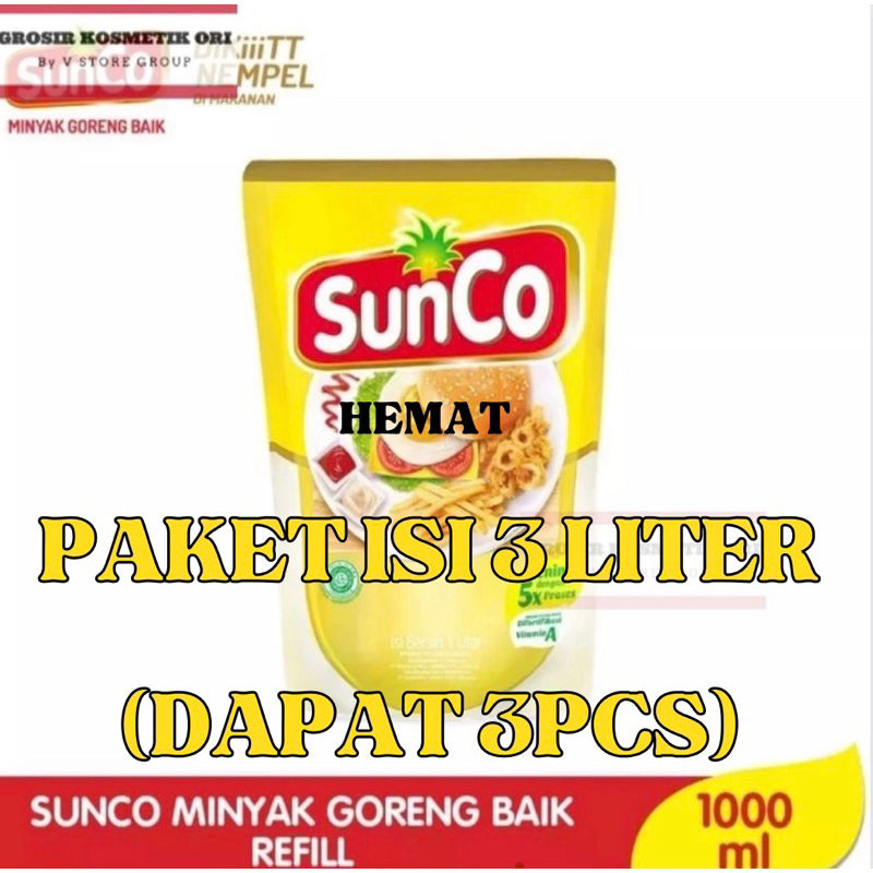 

MINYAK GORENG SUNCO 1LITER KEMASAN POUCH 1000ML