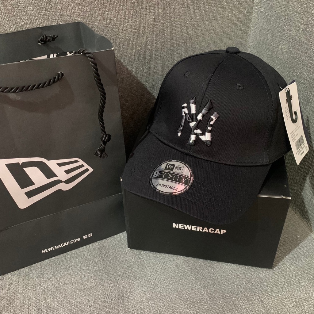 TOPI BASEBALL MLB NY CAMO WHITE LOGO ORIGINAL BLACK CAPS