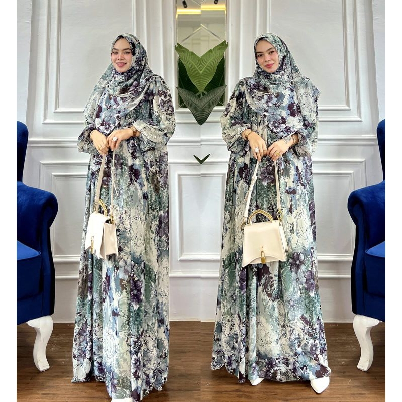 Akiko Flower Dress Simpel Nyaman