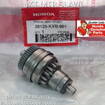 28120-KVB-901 pinion stater gigi pinion stater vario beat scoopy spacy karbu asli honda
