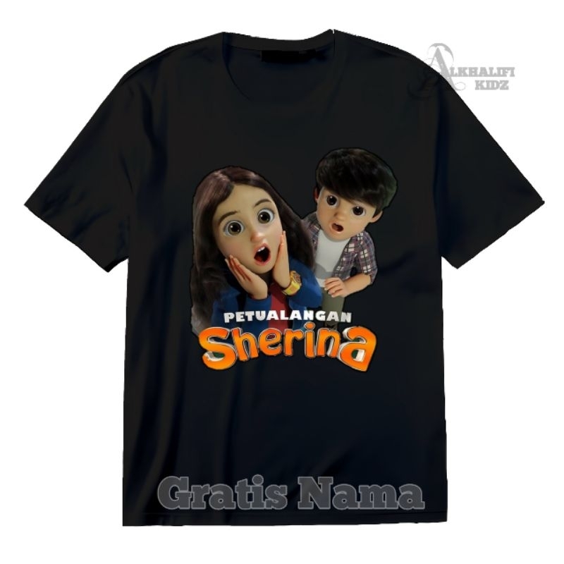 Kaos Baju Atasan Anak Petualangan Sherina Movie Unisex