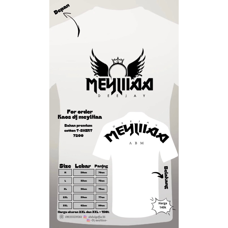 T-Shirt DJ Meyliiaa