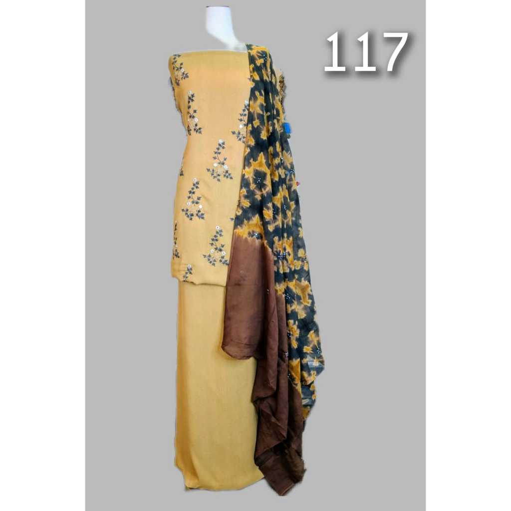 Kain Sari India Meteran / kain sari india murah / Baju India Wanita / Setelan India - 117