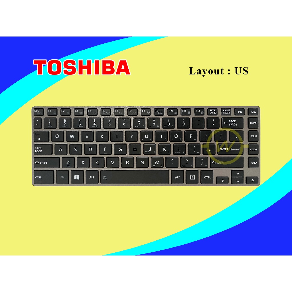 Keyboard Toshiba DynaBook R734 R634 R631 Series Tanpa Pointer