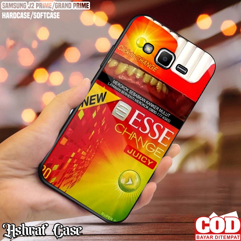 Case Samsung J2 Prime  - Casing Samsung J2 Prime ( ESS ) Softcase Glass Kaca - Kondom hp - Kesing Hp