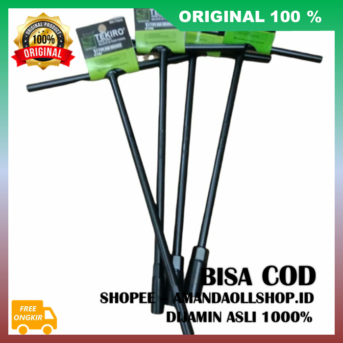 Kunci T Tekiro Set/ Kunci Sock T Tekiro 4 pcs 100% ASLI