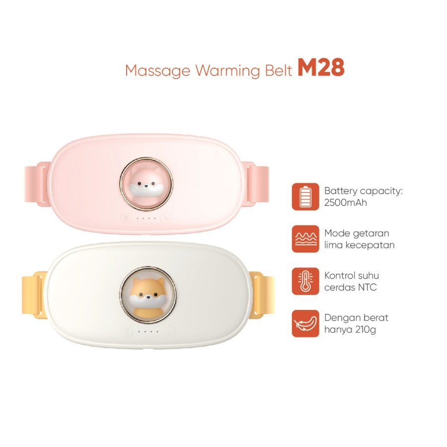 MUXIANG M28 Waist Massage Warm Hot Compress Pijat Kompres Pinggang