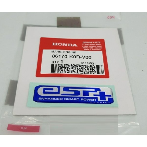 LOGO EMBLEM ESP BIRU VARIO PARIO PCX ADV .86170K0RV00 86170-K0R-V00
