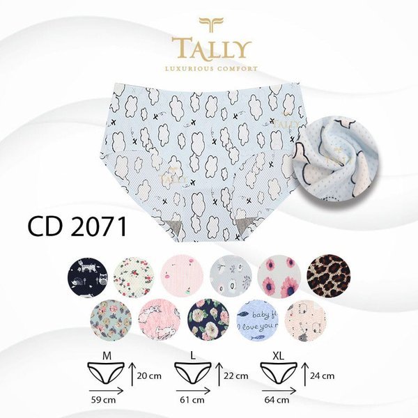Celana Dalam Wanita Tally 2071 CD Tally Seamless CD TALLY Satuan