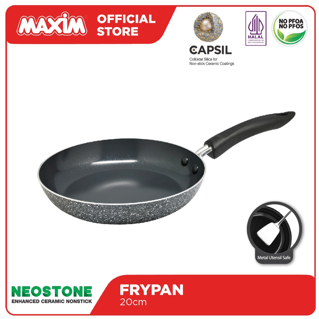 Maxim Neostone Wajan Ceramic Anti Lengket 20cm  Frypan