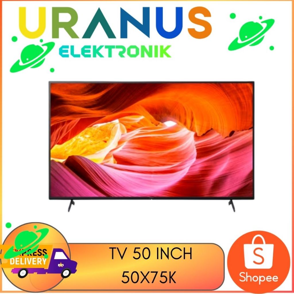 SONY KD-50X75K SMART TV 50INCH TV LED 4K UHD ANDROID SERI TERBARU TV