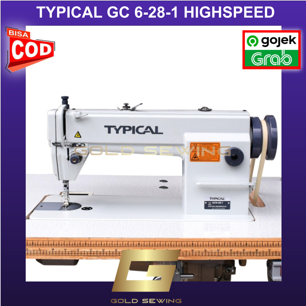 Mesin Jahit TYPICAL GC 6-28-1 High Speed GC 6281 GC6281 Jarum 1 - GOLD