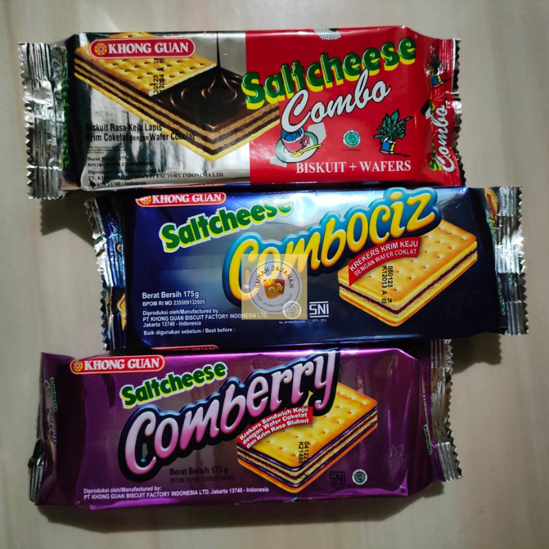 

SaltCheese Biskuit Khong Guan Combo Crackers / Combociz / Comberry