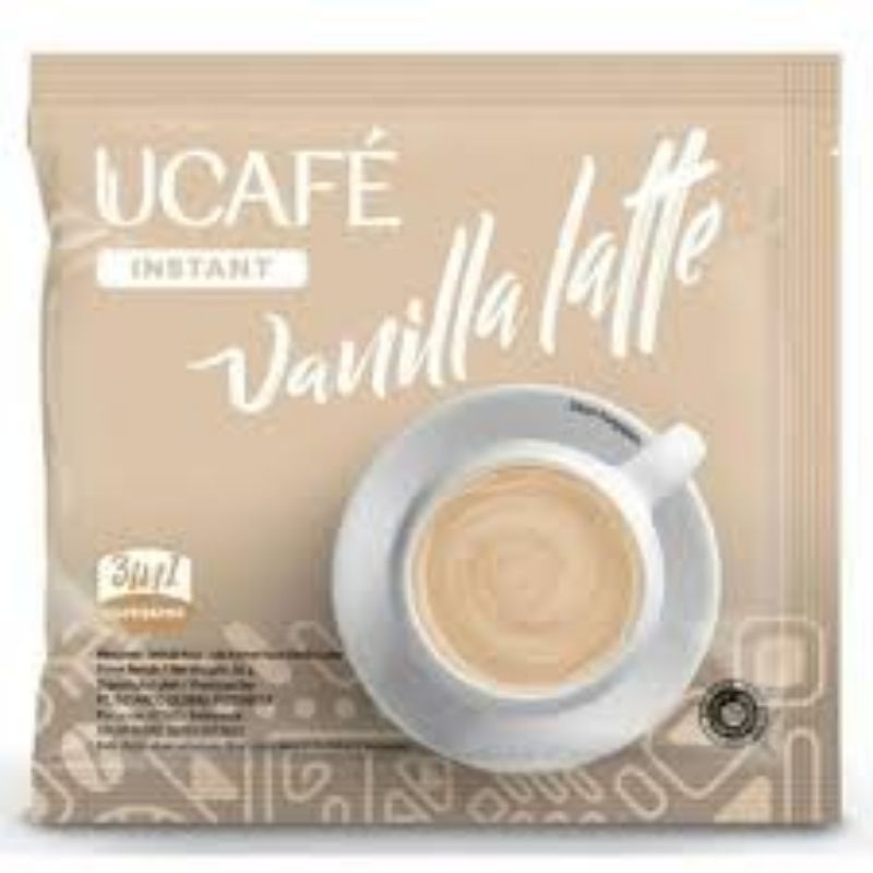 

kopi U Cafe Vanilla Latte Kemasan 1 SASET