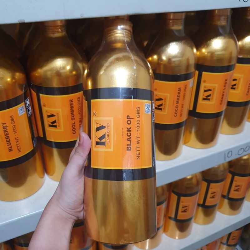 BIBIT PARFUM MURNI KV FRAGRANCES BLACK OP SEARAH YSL BLACK OPIUM SEGEL 1000 GRAM