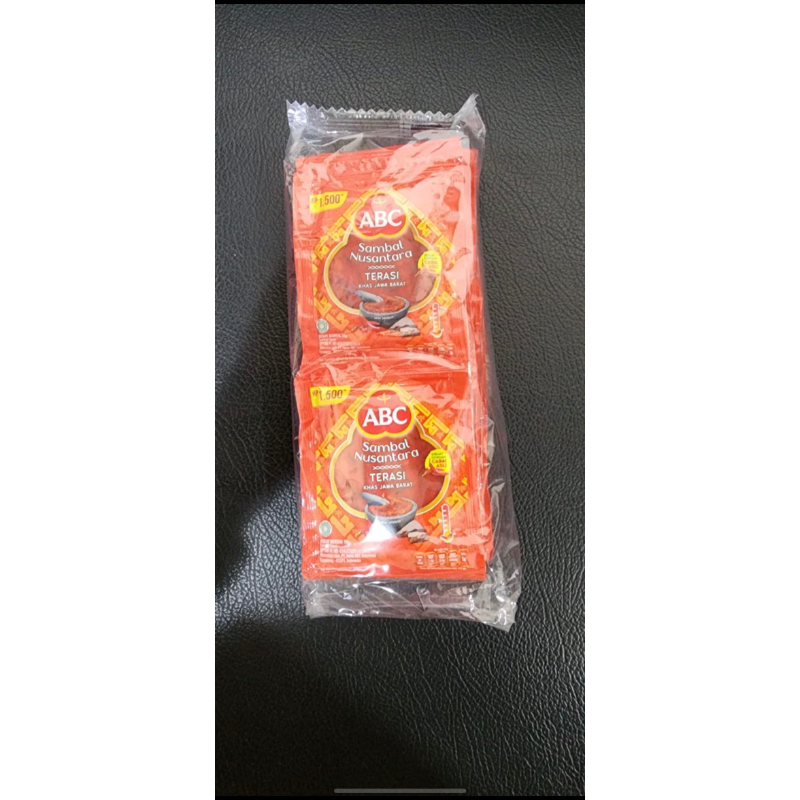 

Sambal Terasi ABC Sachet harga per 10 sachet